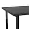 Martha Stewart 23.5 in. D X 47.5 in. W X Pine Wood, Rubberwood (Parawood), Black Wood Grain BLN-FY-HY-1071-BK-MS - alternate 9